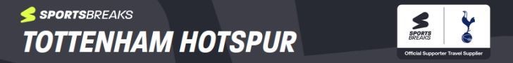 Sports Breaks Tottenham Hotspurs Promo Banner